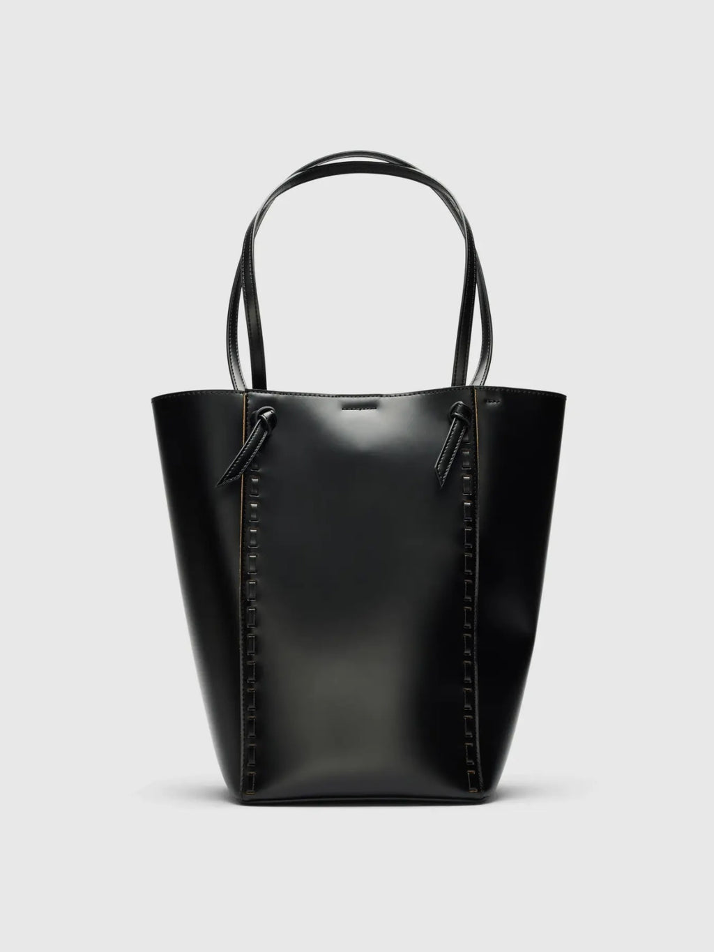 Borsa shopper in pelle Selected Femme Nera