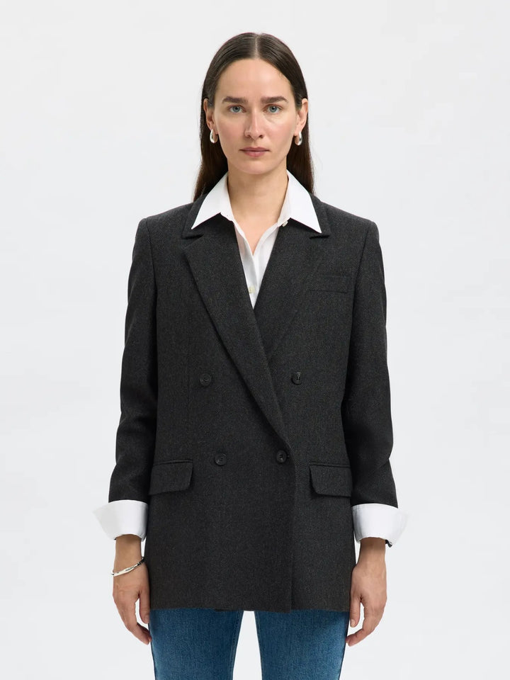 Blazer doppiopetto in lana