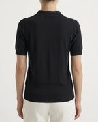 Polo in maglia cotone e seta