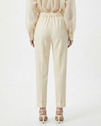 Pantalone dritto con risvolto