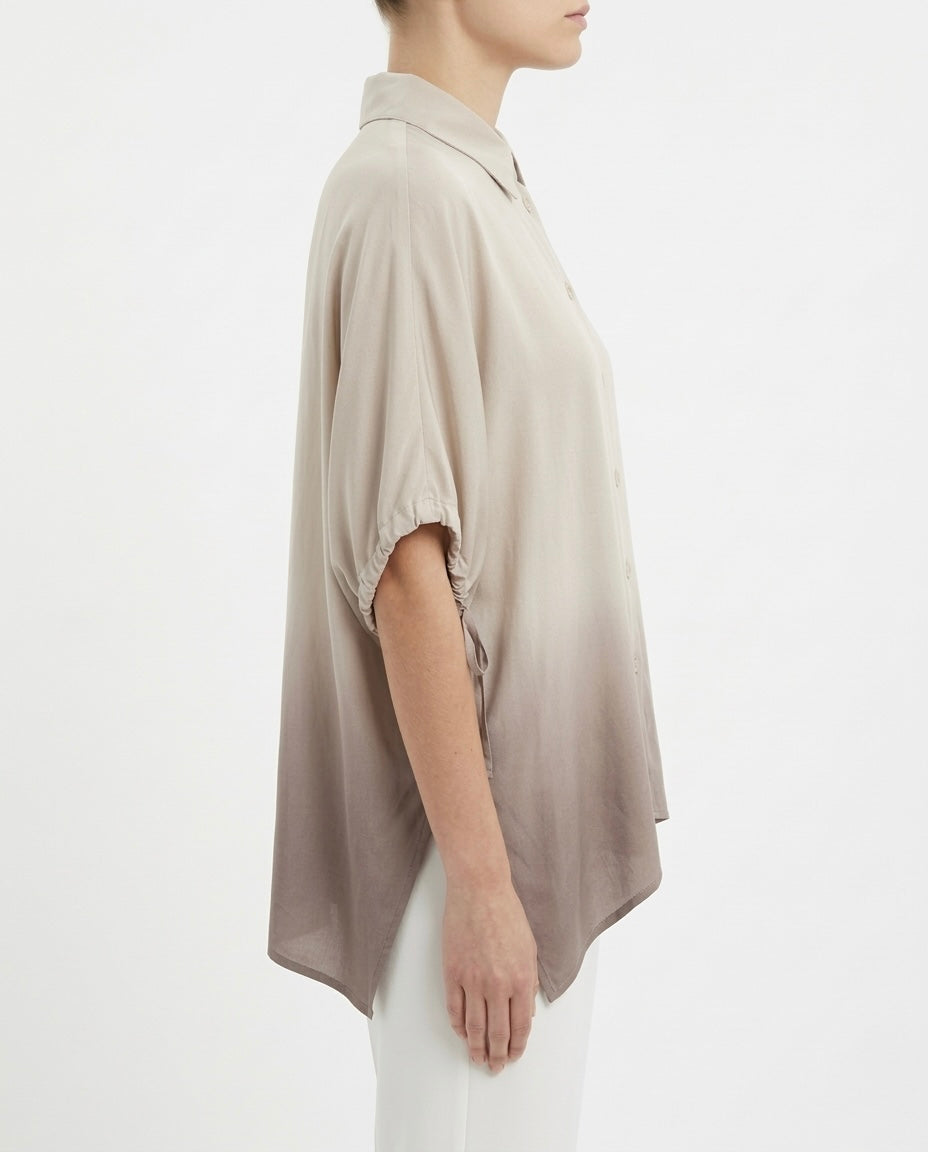 Camicia con maniche morbide