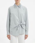 Camicia con drappeggio