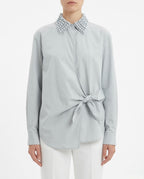 Camicia con drappeggio