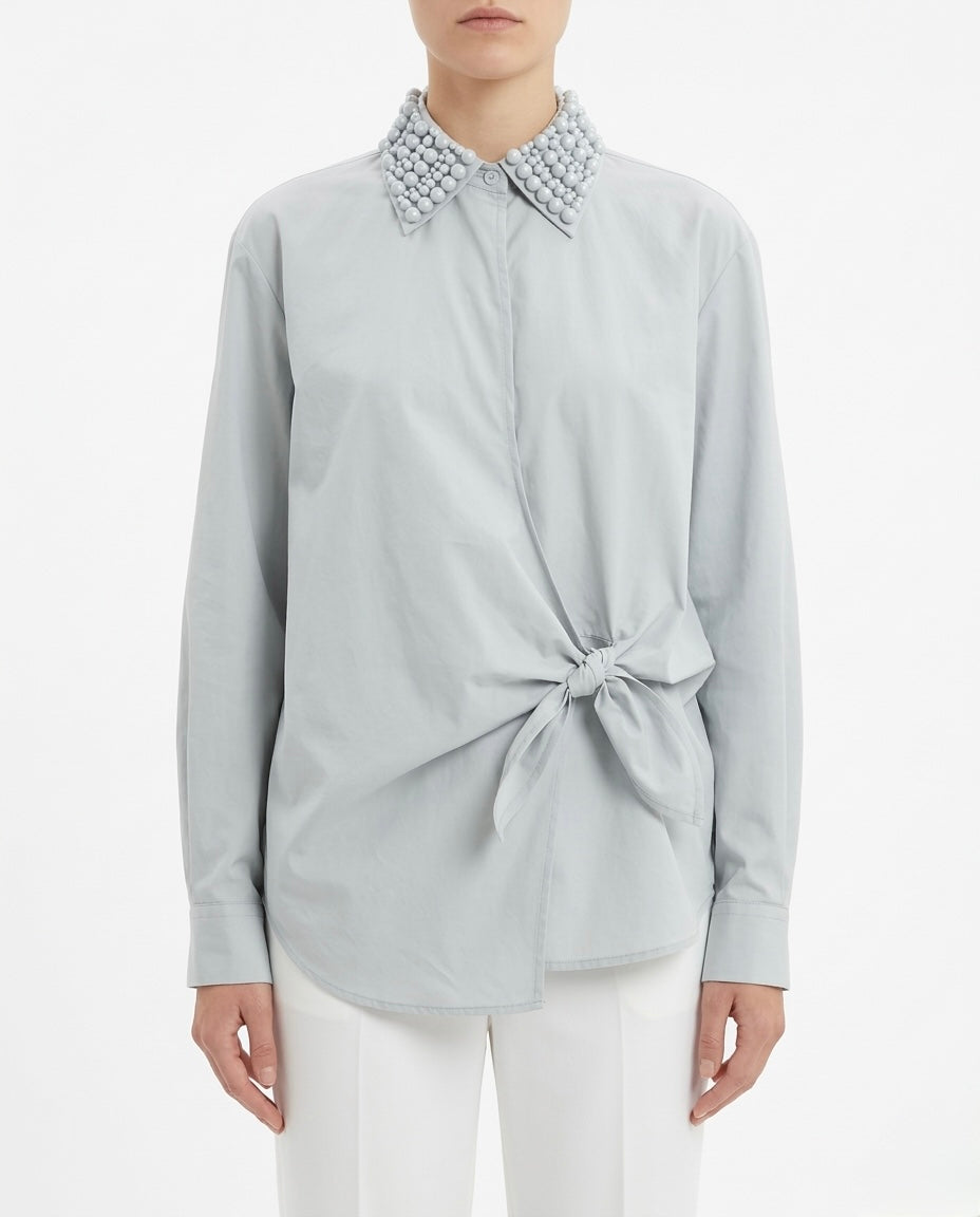 Camicia con drappeggio