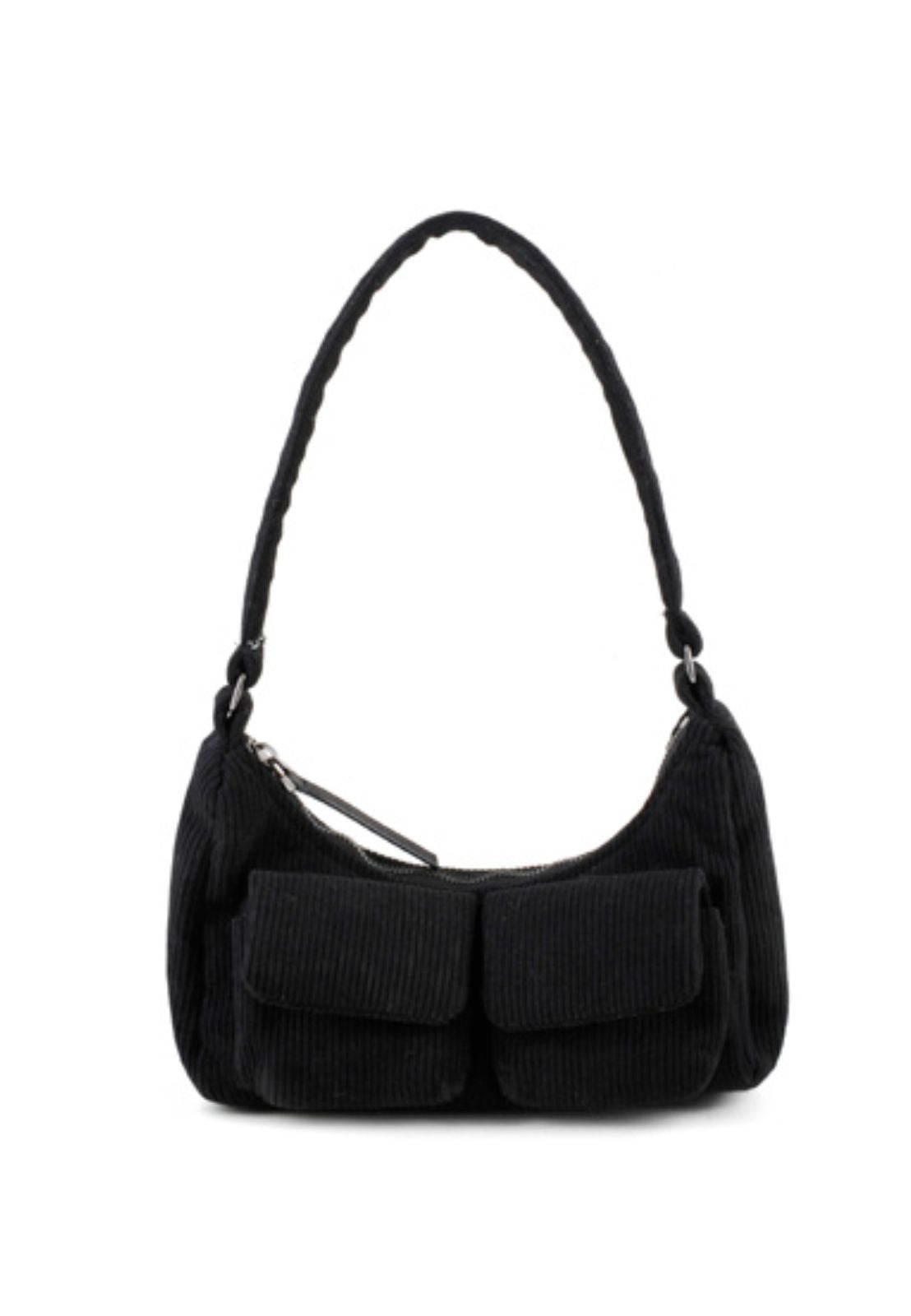 Borsa in velluto a coste