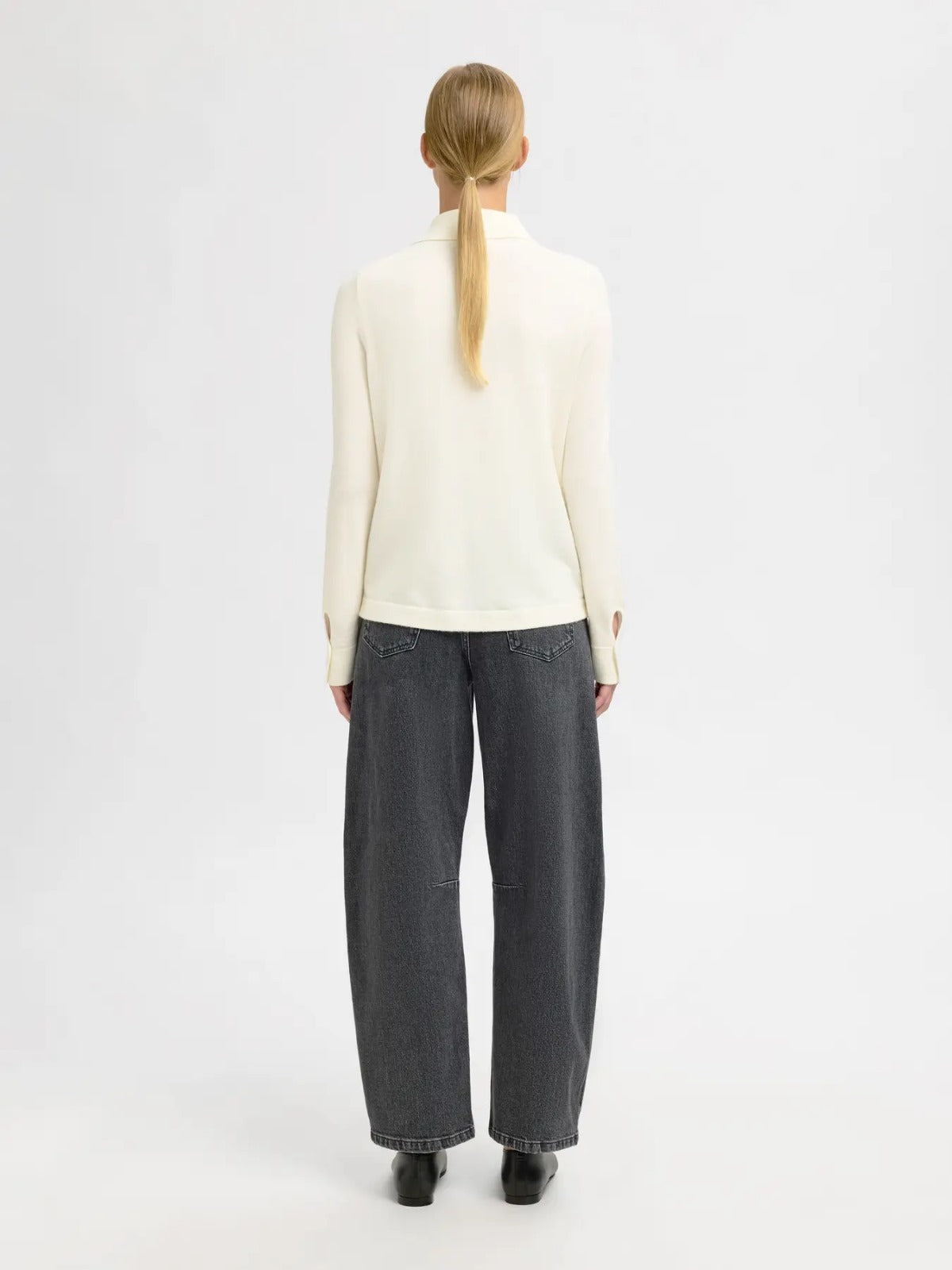 Gilet in maglia con fantasia