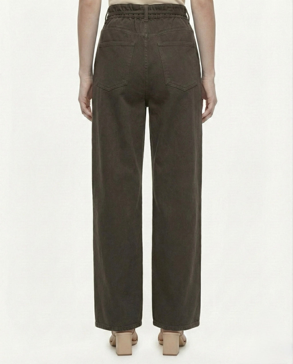 Pantaloni jeans con coulisse