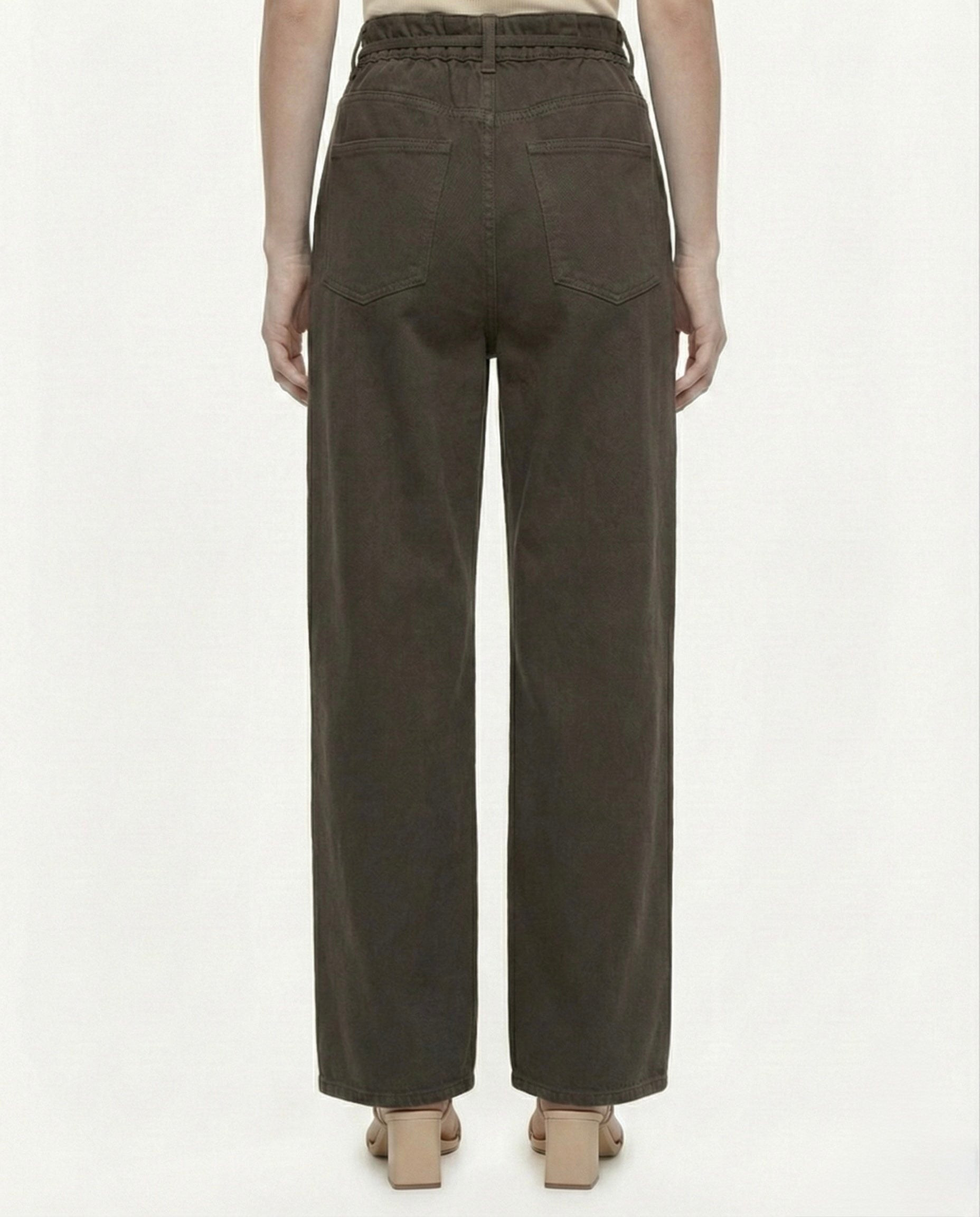 Pantaloni jeans con coulisse