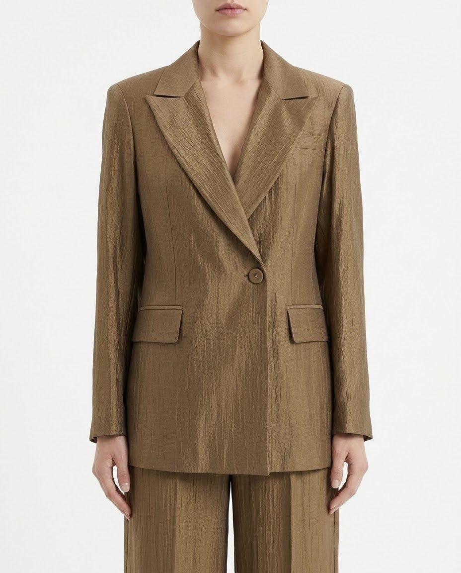 Giacca blazer sartoriale H2O Italia Bronzo