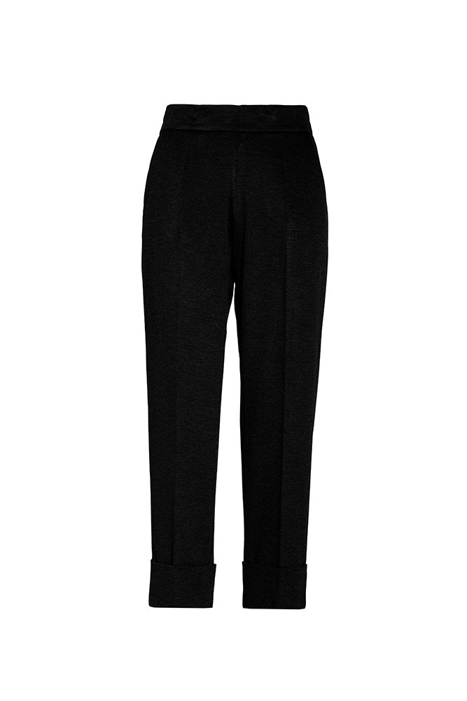 Pantaloni con risvolto