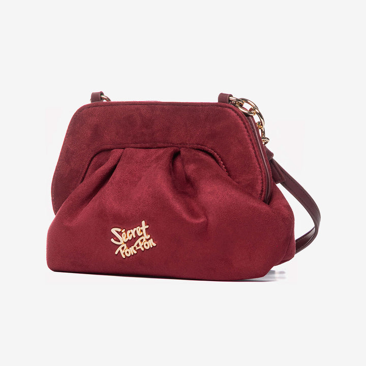 Borsa in suede con tracolla