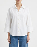 Camicia oversize in cotone biologico