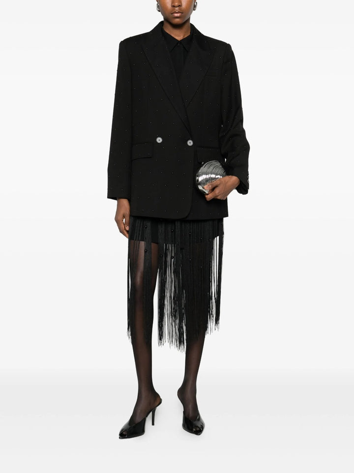 Giacca blazer con strass