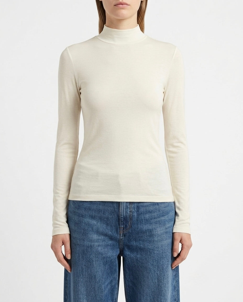Selected Femme Maglia dolcevita in Lyocell