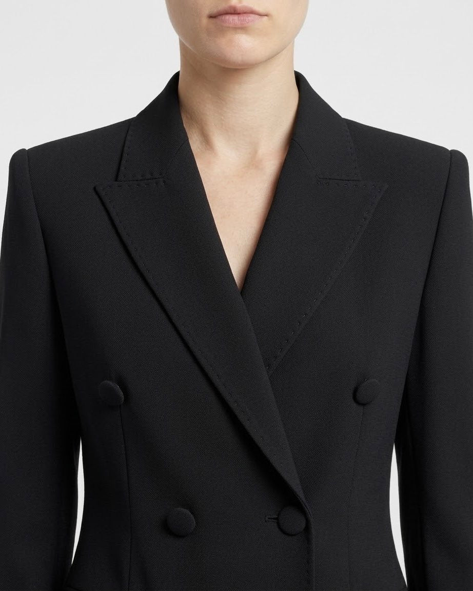 Giacca Blazer Doppiopetto H2O Italia con Bottoni Rivestiti