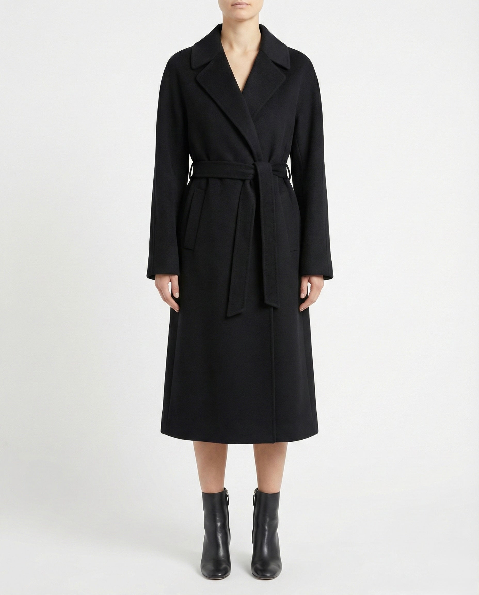 Cappotto lungo in lana