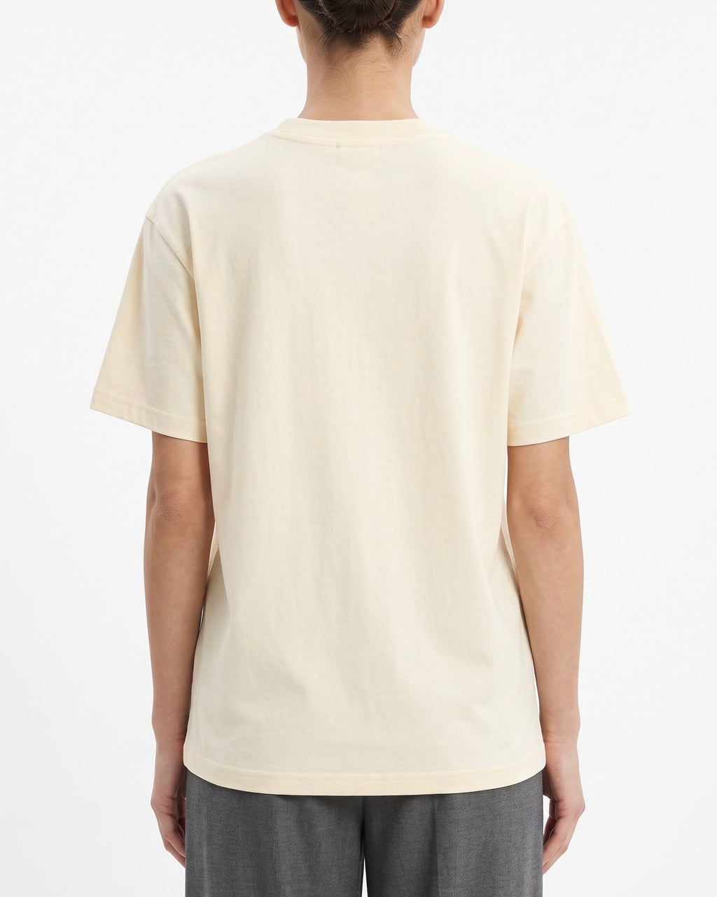 T-Shirt Isabelle Blanche a Manica Corta con Ricamo “Pardon My French”