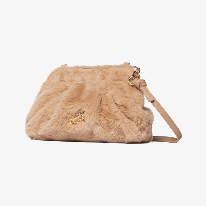 Borsa a tracolla in ecopelliccia