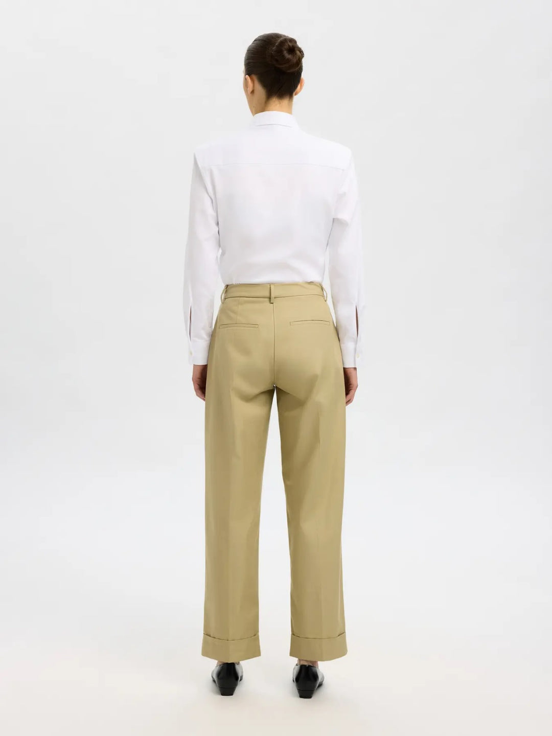 Pantalone a Vita Alta  Pinces