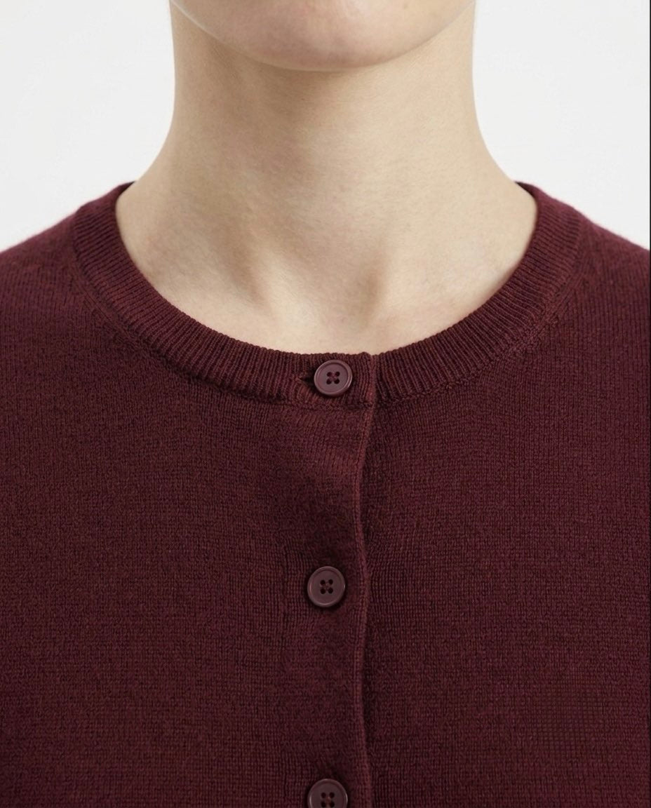 Selected Femme Cardigan in pura lana Merino RWS