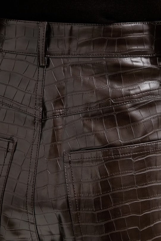 Pantaloni effetto cocco