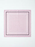 Foulard quadrato fantasia geometrica