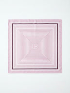 Foulard quadrato fantasia geometrica