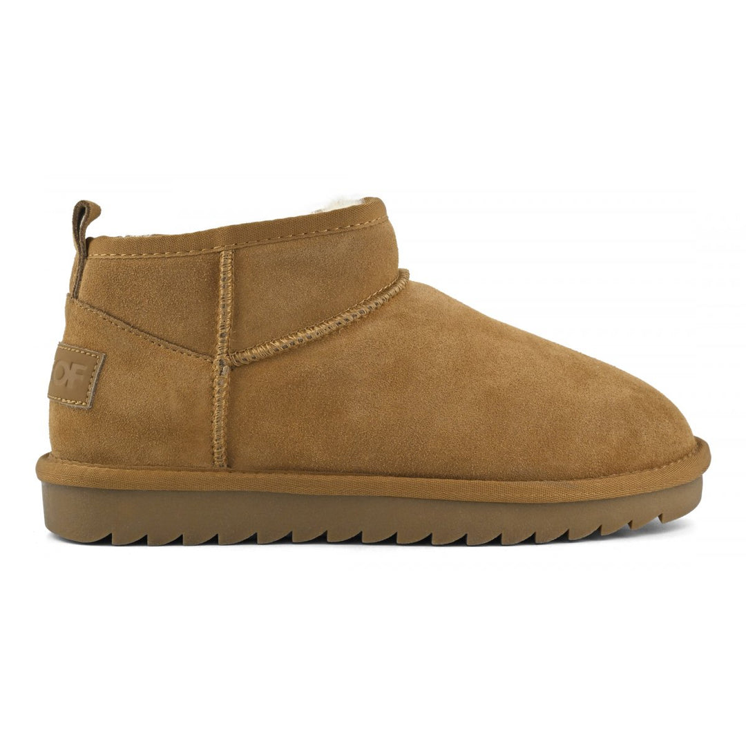 Stivaletto ultra mini in pelle scamosciata