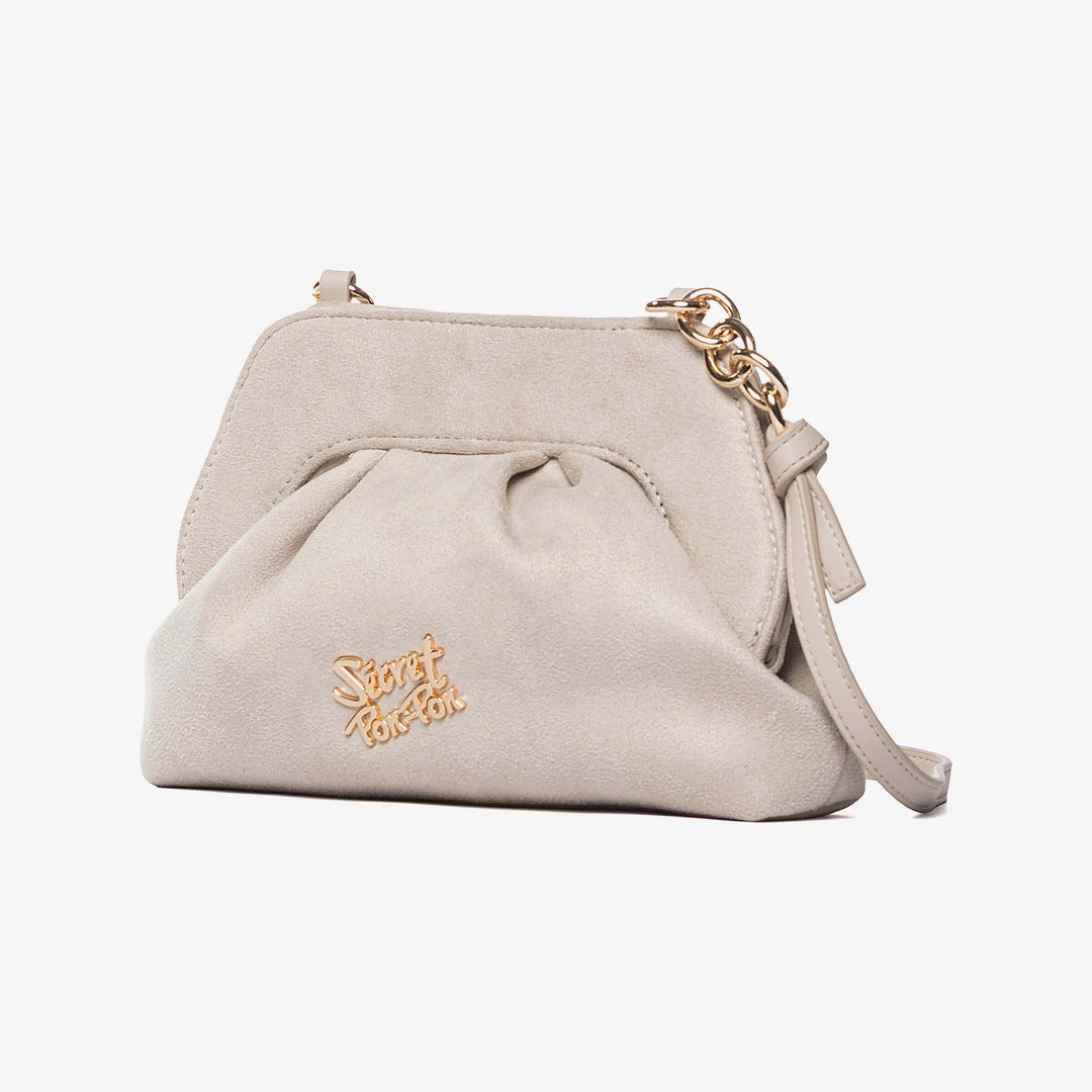 Borsa in suede con tracolla