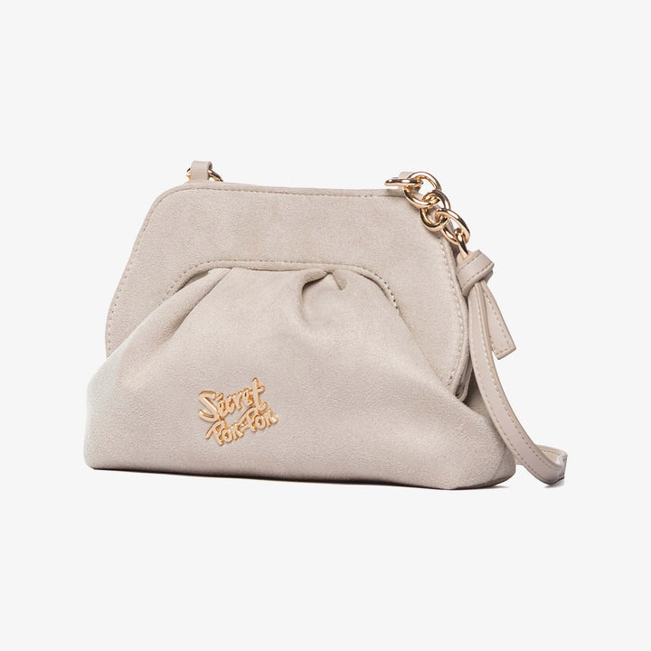 Borsa in suede con tracolla