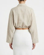 Camicia corta in lino