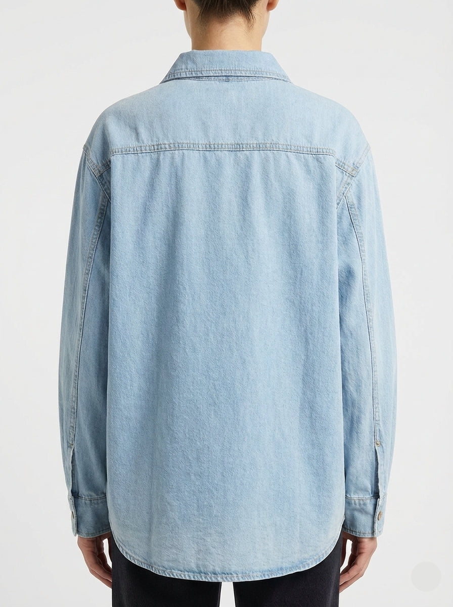 Camicia in denim chiaro