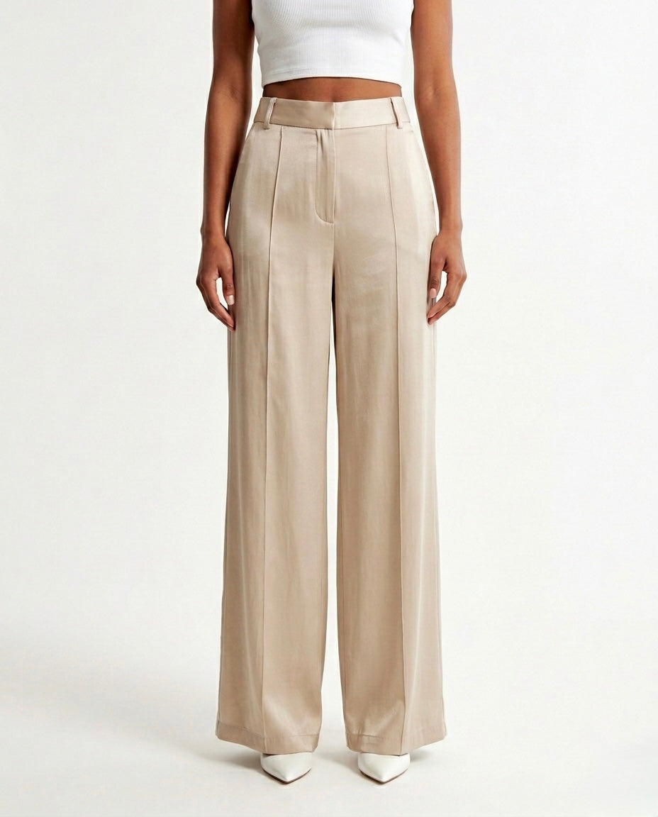 Pantalone palazzo fluido