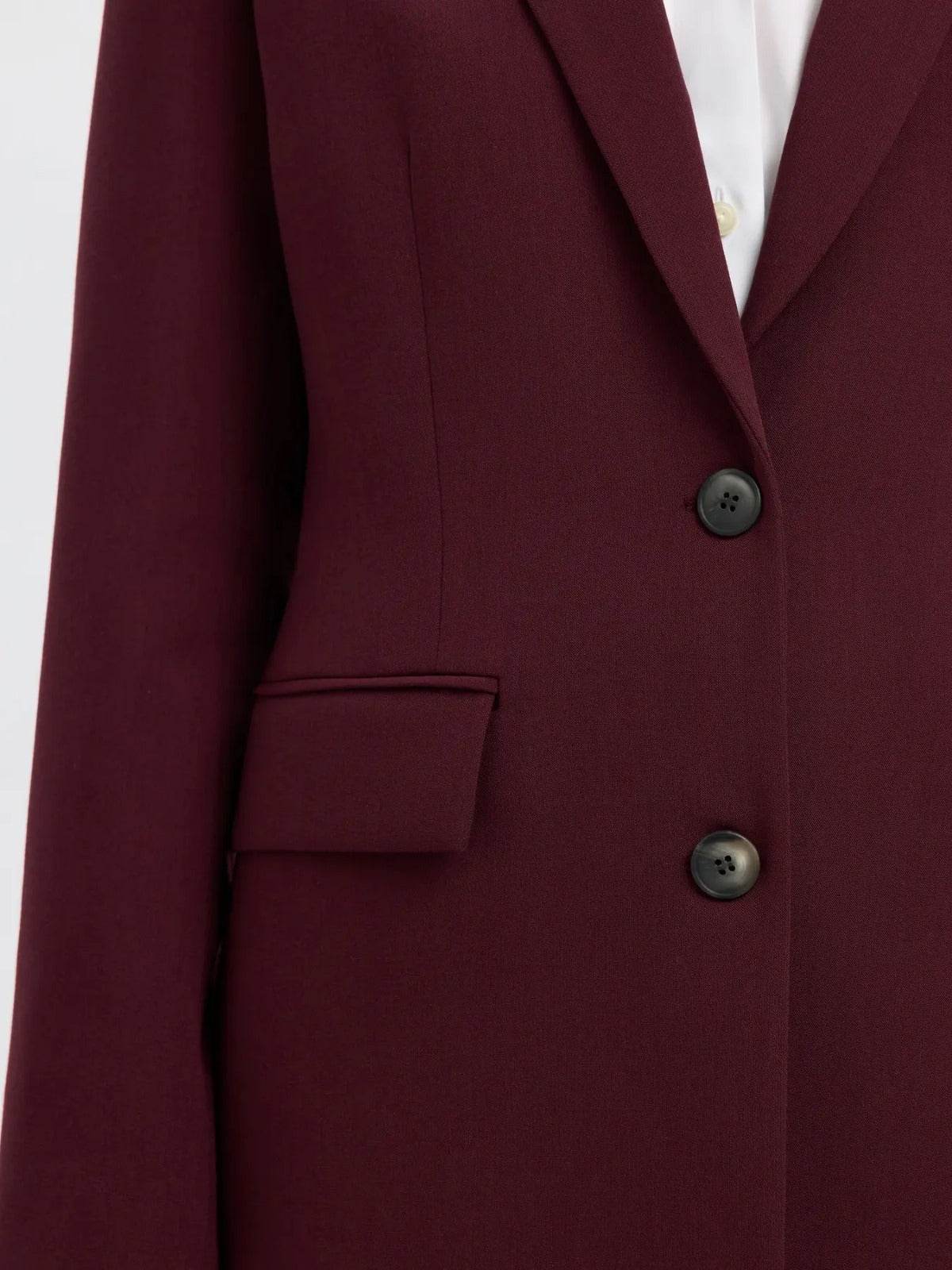 Blazer doppiopetto con tasche a patta