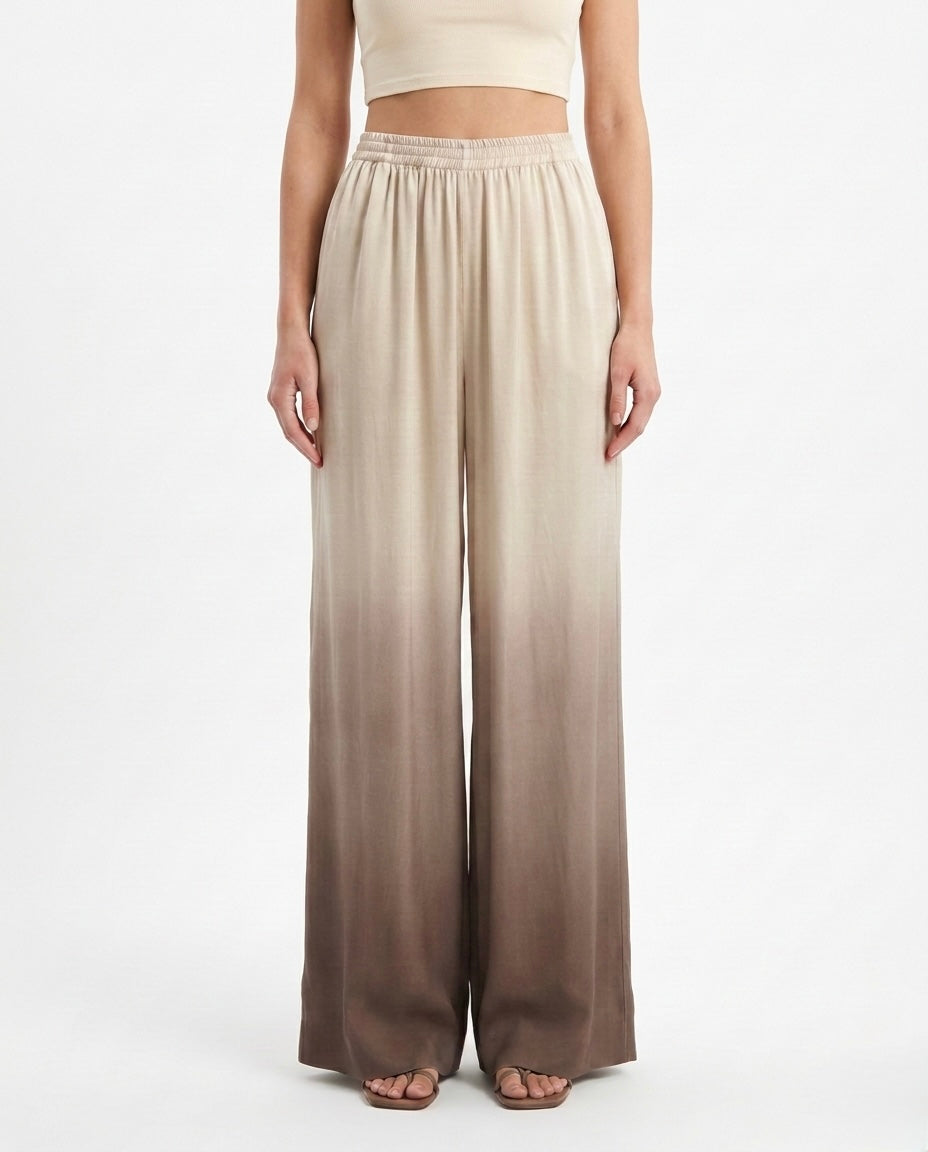 Pantalone fluido in viscosa