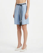 Bermuda con cintura intrecciata