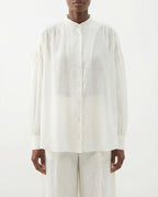 Camicia Bianca con Coulisse e Nappe