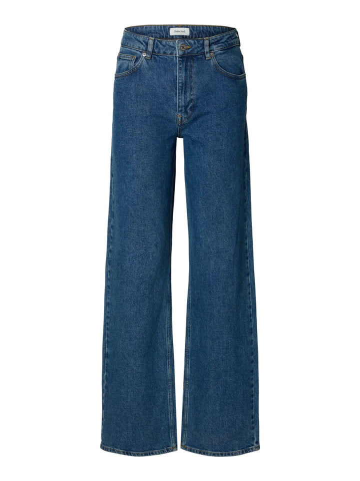 Jeans a gamba larga