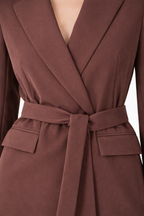 Giacca blazer con cintura