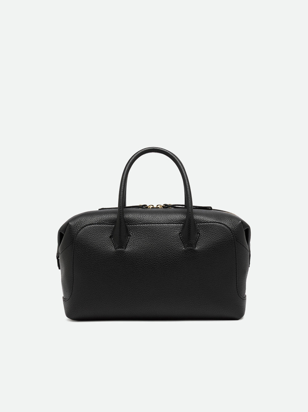 Borsa a Mano Gianni Chiarini Gemma Grande in Pelle Martellata Nera