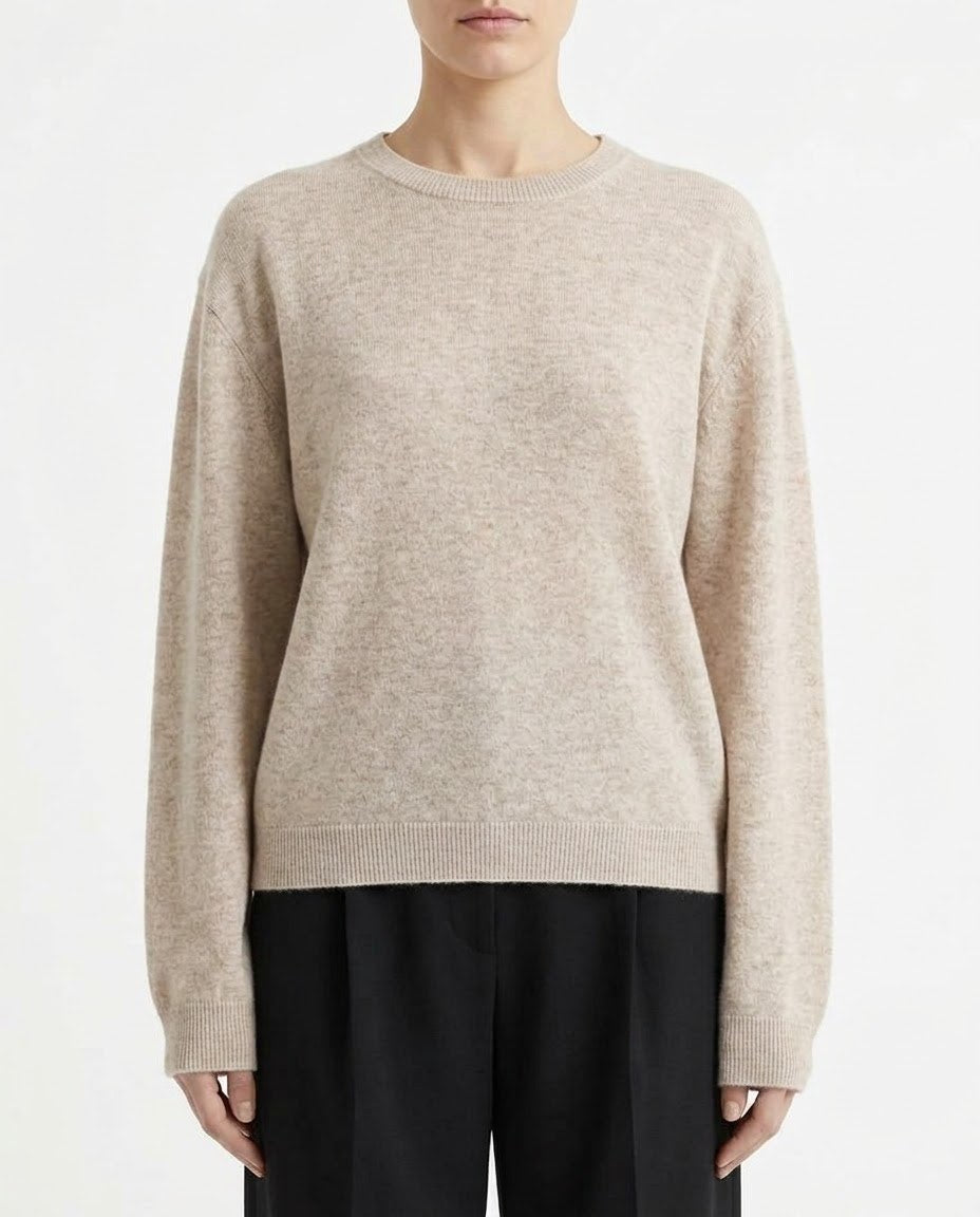 Maglia H2O Italia in Lana e Cashmere Beige, Grigio Scuro e Cammello