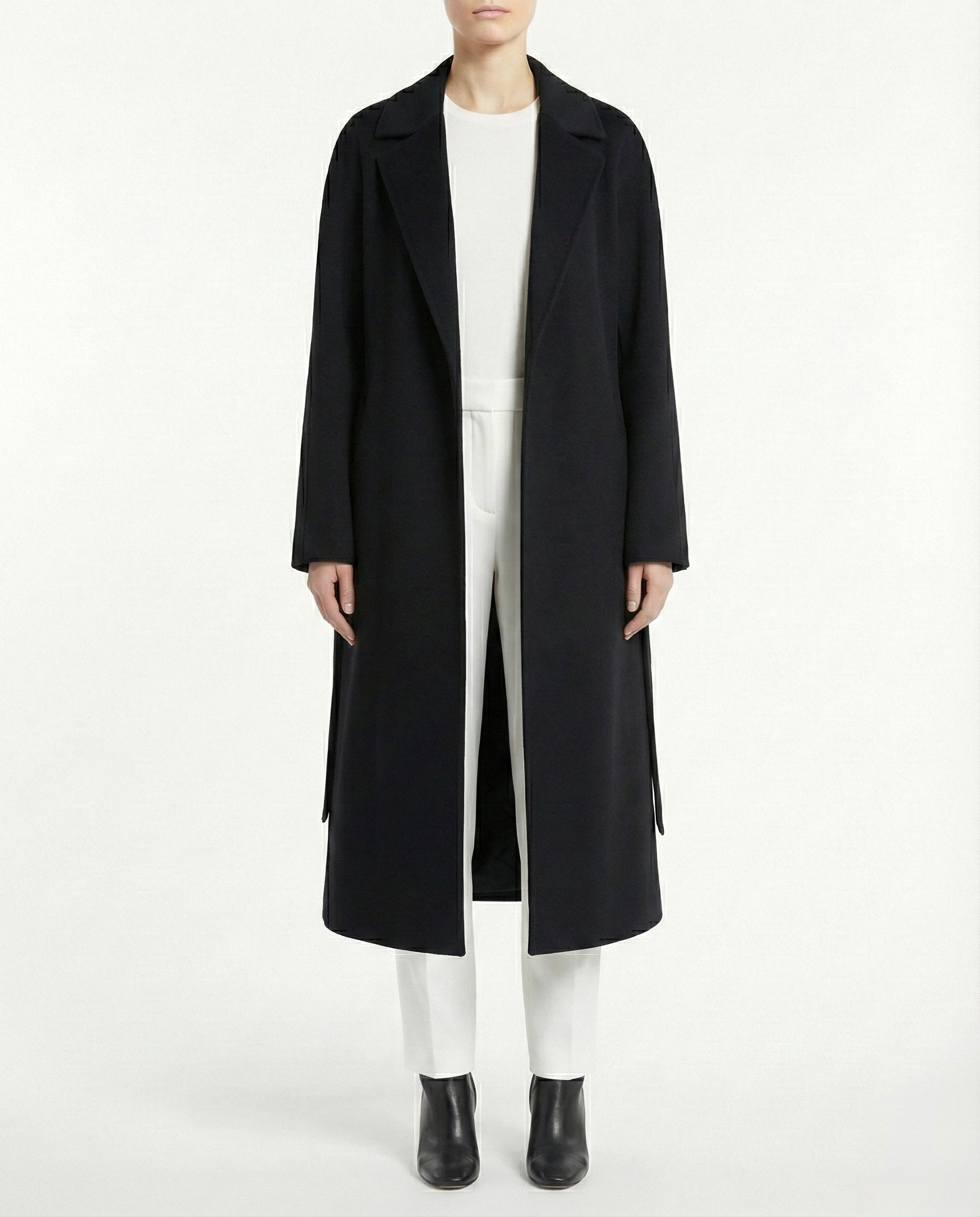 Cappotto lungo in lana