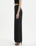 Pantalone palazzo con pinces