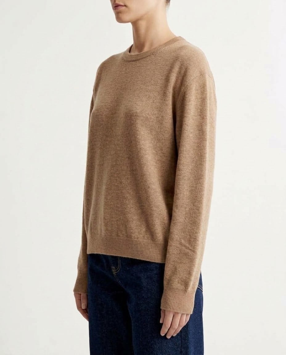 Maglia H2O Italia in Lana e Cashmere Beige, Grigio Scuro e Cammello