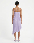 Abito bretella plisse