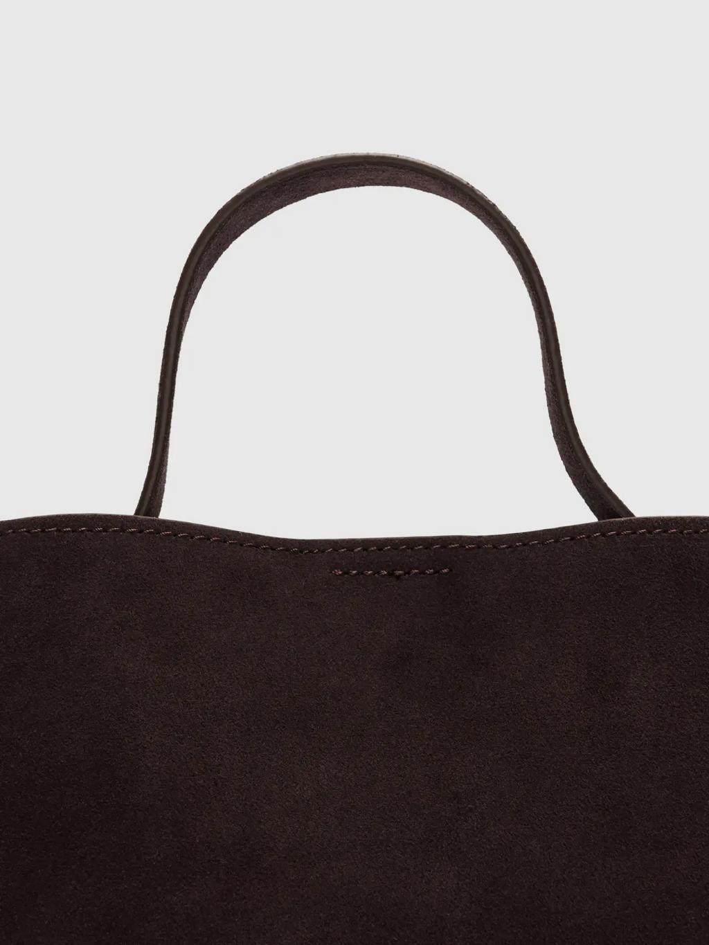 Selected Femme Borsa mini in pelle scamosciata Testa di moro