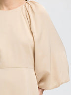 Abito corto in crêpe