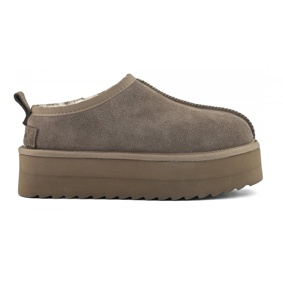 Sabot platform camoscio e montone