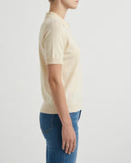 Polo in maglia cotone e seta