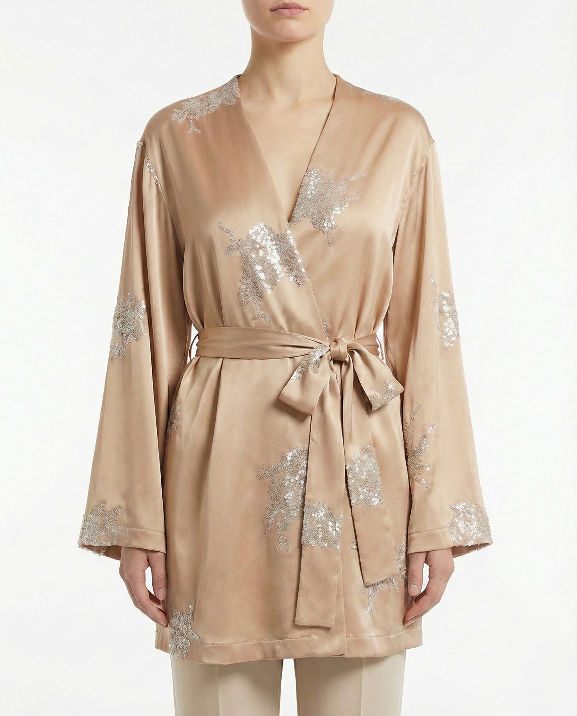 Giacca kimono in raso